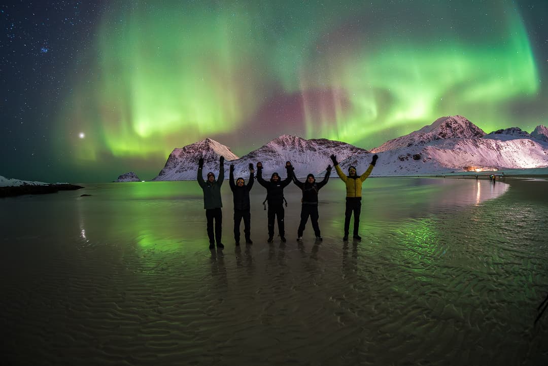 Small group photography instruction